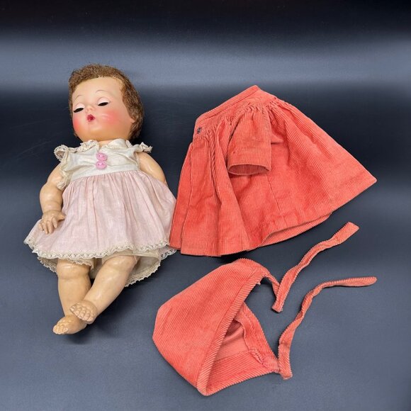 Vintage 1950s American Character Doll Weeping Sleepy Eyes Little Red Riding Hood - Picture 3 of 12